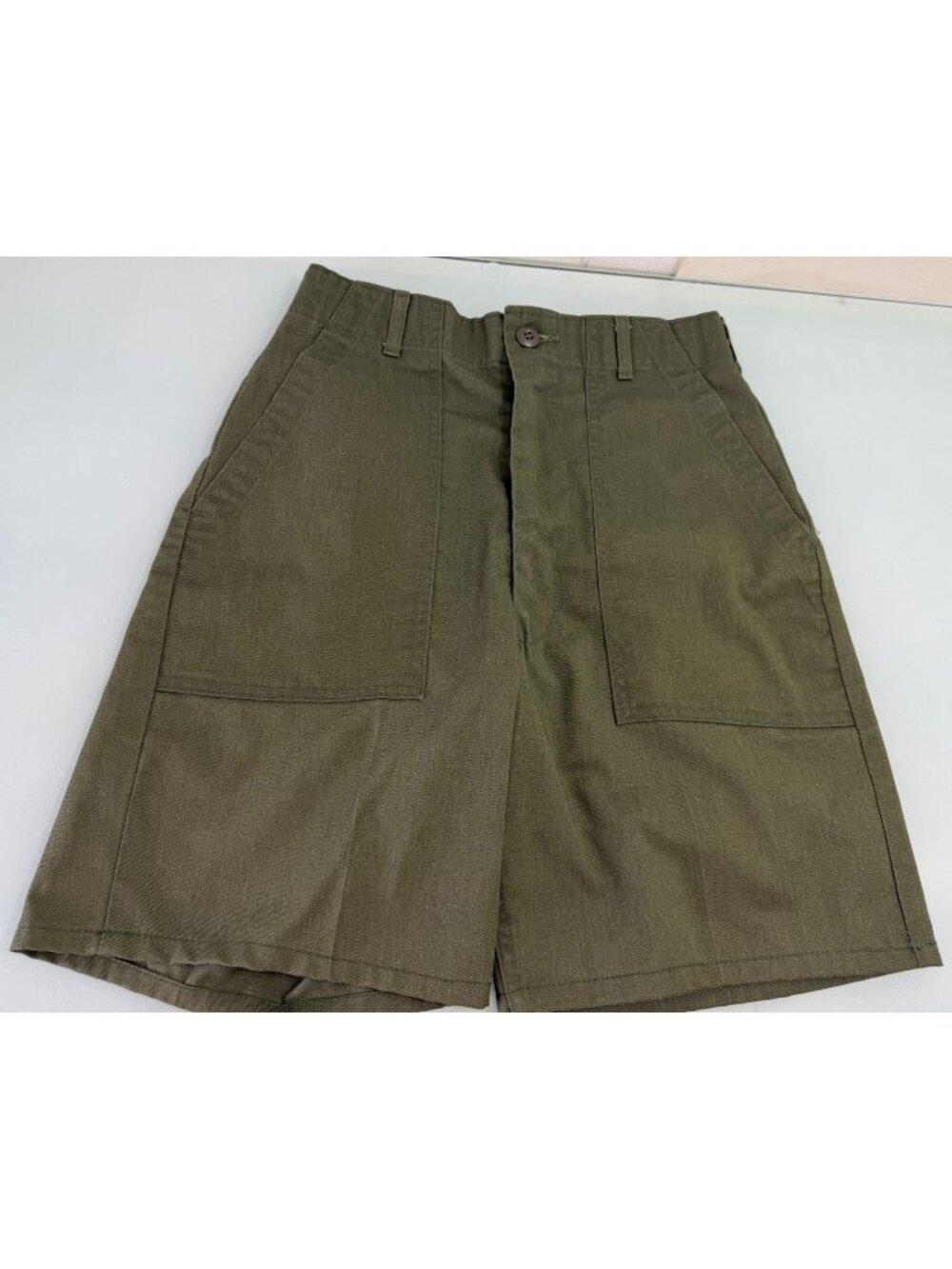 Vintage Military OG-507 Utility Trouser Shorts 28X31 1980's Army Fatigue Olive